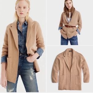 J. Crew Open-Front Sweater Blazer